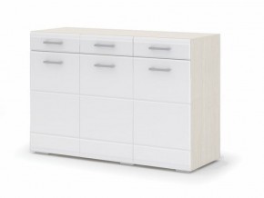 Комод Симба  дуб белфорд-белый глянец в Покачах - pokachi.mebel24.online | фото 1