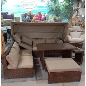 Комплект мебели с диваном AFM-320B-T320 Brown в Покачах - pokachi.mebel24.online | фото 1