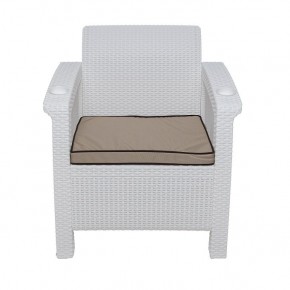 Комплект уличной мебели Yalta Premium Terrace Set (Ялта) белый (+подушки под спину) в Покачах - pokachi.mebel24.online | фото 6