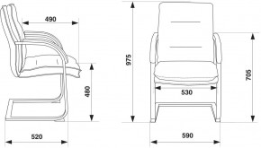 Кресло Бюрократ T-9927SL-LOW-V/BLACK в Покачах - pokachi.mebel24.online | фото 4