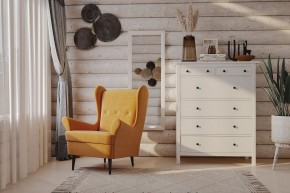 Кресло для отдыха Вало жёто-оранжевый, ткань рогожка в Покачах - pokachi.mebel24.online | фото 3