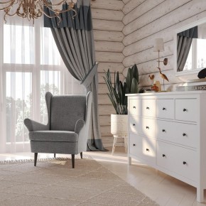Кресло для отдыха Вало серый, ткань рогожка в Покачах - pokachi.mebel24.online | фото 2