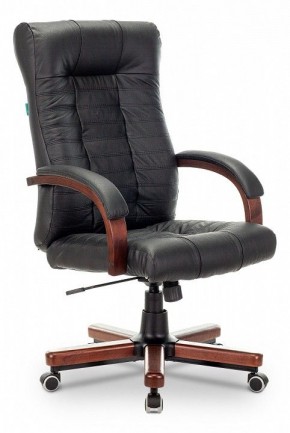 Кресло для руководителя KB-10WALNUT/B/LEATH в Покачах - pokachi.mebel24.online | фото