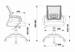 Кресло компьютерное CH-695N/R/TW-11 в Покачах - pokachi.mebel24.online | фото 12