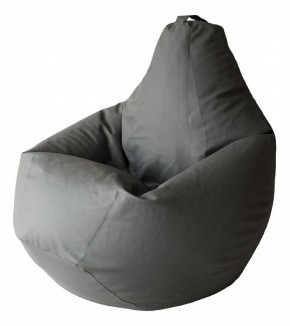 Кресло-мешок Серая ЭкоКожа 3XL 150*110 см в Покачах - pokachi.mebel24.online | фото
