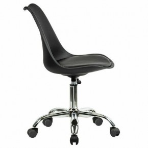 Кресло стул BRABIX "Eames MG-310 CH", хром, пластик черный, экокожа черная, 532925 в Покачах - pokachi.mebel24.online | фото 3