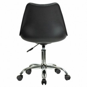 Кресло стул BRABIX "Eames MG-310 CH", хром, пластик черный, экокожа черная, 532925 в Покачах - pokachi.mebel24.online | фото 4