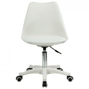 Кресло стул BRABIX "Eames MG-310 PL", пластик белый, экокожа белая, 532926 в Покачах - pokachi.mebel24.online | фото 1