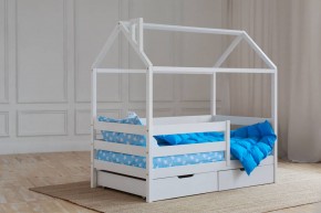 Кровать-домик 80*160 Белый в Покачах - pokachi.mebel24.online | фото 4