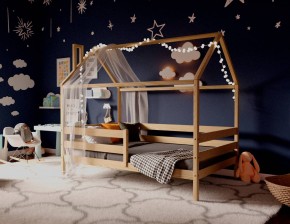 Кровать-домик 80*190 без покраски (без ящиков) в Покачах - pokachi.mebel24.online | фото