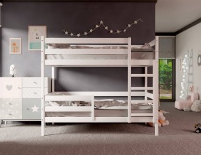 Кровать двухъярусная без крыши 80*190 Белый в Покачах - pokachi.mebel24.online | фото 2