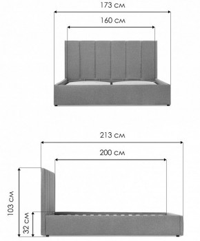 Кровать двуспальная Афродита-3 в Покачах - pokachi.mebel24.online | фото 11