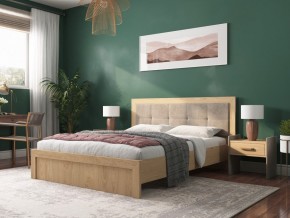 Кровать интерьерная Светлана 1 (Дуб золотой/Paris 03) в Покачах - pokachi.mebel24.online | фото