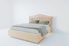 Кровать Калининград с ПМ 1600 (экокожа белая) в Покачах - pokachi.mebel24.online | фото 2