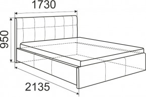 Кровать Лаура с латами Nice White 1400x2000 в Покачах - pokachi.mebel24.online | фото 3