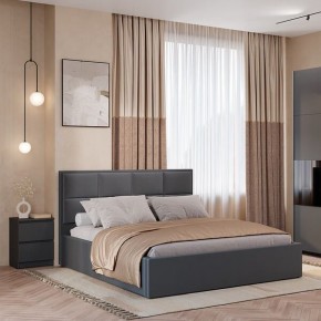 Кровать Линда КР-16 (Графит) 1600 в Покачах - pokachi.mebel24.online | фото 2