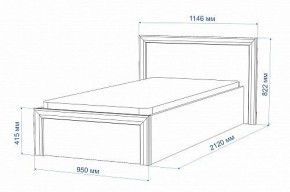 Кровать односпальная Нобиле Кр-90 в Покачах - pokachi.mebel24.online | фото 2