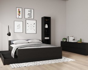 Кровать ОРИОН двухспальная с ортопедическим основанием 160х200, цвет Дуб Венге в Покачах - pokachi.mebel24.online | фото 3