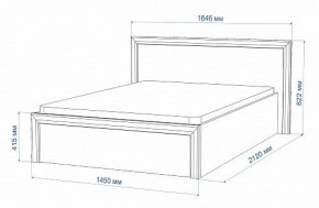 Кровать полутораспальная Нобиле Кр-140 в Покачах - pokachi.mebel24.online | фото 3