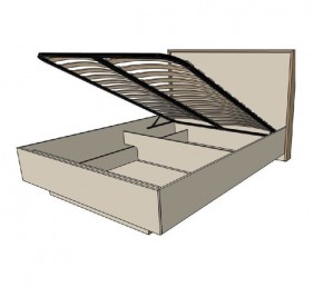 Кровать с основанием с ПМ и местом для хранения (1400) в Покачах - pokachi.mebel24.online | фото 2