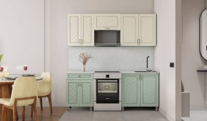 Кухня Версаль 2м Айвори/Васаби Готовое решение в Покачах - pokachi.mebel24.online | фото 2