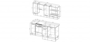 Кухонный гарнитур Антик 1800 (Стол. 38мм) в Покачах - pokachi.mebel24.online | фото 2