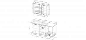 Кухонный гарнитур Белый Глянец 1600 (Стол. 26мм) в Покачах - pokachi.mebel24.online | фото 2