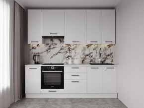 Кухонный гарнитур Белый Глянец 2400 h950 (Стол. 26мм) в Покачах - pokachi.mebel24.online | фото 1