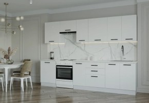 Кухонный гарнитур Белый Глянец 3000 (Стол. 26мм) в Покачах - pokachi.mebel24.online | фото