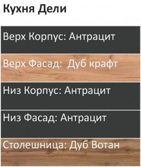 Кухонный гарнитур Дели 1000 (Стол. 38мм) в Покачах - pokachi.mebel24.online | фото 3