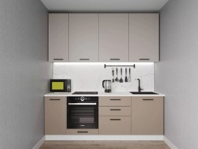 Кухонный гарнитур Каппучино 2200 h950 (Стол. 26мм) в Покачах - pokachi.mebel24.online | фото