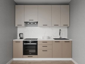 Кухонный гарнитур Каппучино 2400 h950 (Стол. 38мм) в Покачах - pokachi.mebel24.online | фото