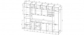 Кухонный гарнитур Санторини 3400 (Стол. 26мм) в Покачах - pokachi.mebel24.online | фото 2