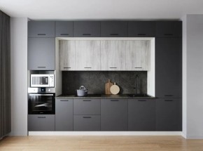 Кухонный гарнитур Санторини 3400 (Стол. 38мм) в Покачах - pokachi.mebel24.online | фото 1