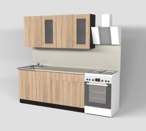 Кухонный гарнитур Симона демо 1700 (Венга/Дуб Сонома) в Покачах - pokachi.mebel24.online | фото 1