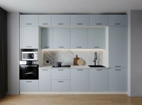 Кухонный гарнитур Смоки 3400 (Стол. 26мм) в Покачах - pokachi.mebel24.online | фото