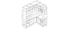 Кухонный гарнитур Старое Дерево 2200*1700 (Стол. 26мм) в Покачах - pokachi.mebel24.online | фото 2