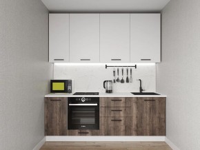 Кухонный гарнитур Старое Дерево 2200 h950 (Стол. 38мм) в Покачах - pokachi.mebel24.online | фото