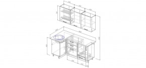 Кухонный гарнитур угловой Крафт 1000*1800 (Стол. 26мм) в Покачах - pokachi.mebel24.online | фото 2