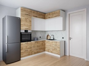 Кухонный гарнитур угловой Лада 2200*1700 (Стол. 26мм) в Покачах - pokachi.mebel24.online | фото