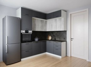 Кухонный гарнитур угловой Санторини 2200*1700 (Стол. 26мм) в Покачах - pokachi.mebel24.online | фото 1