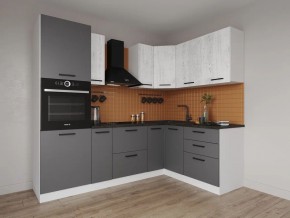 Кухонный гарнитур угловой Санторини 2400*1600 (Стол. 38мм) в Покачах - pokachi.mebel24.online | фото