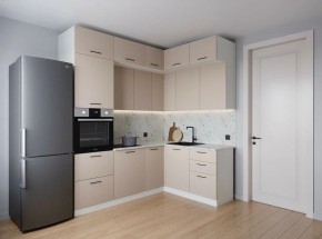 Кухонный гарнитур угловой Шампань 2200*1700 (Стол. 26мм) в Покачах - pokachi.mebel24.online | фото