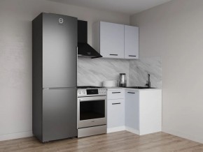 Кухонный гарнитур угловой Смоки 1000*1000 (Стол. 26мм) в Покачах - pokachi.mebel24.online | фото