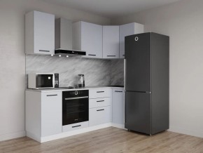 Кухонный гарнитур угловой Смоки 2200*1000 (Стол. 38 мм) в Покачах - pokachi.mebel24.online | фото 1