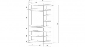 ЛЕНОРА Спальный гарнитур (модульный) кашемир в Покачах - pokachi.mebel24.online | фото 9