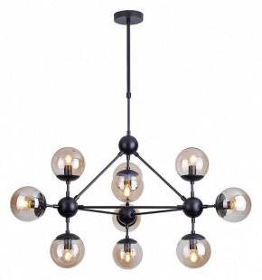 Люстра на штанге Arte Lamp Bolla A1664SP-10BK в Покачах - pokachi.mebel24.online | фото
