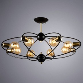 Люстра на штанге Arte Lamp Glasgow A1963PL-8BK в Покачах - pokachi.mebel24.online | фото 2