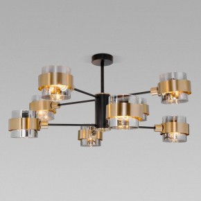 Люстра на штанге Eurosvet Arcada 70127/8 черный/дымчатый в Покачах - pokachi.mebel24.online | фото 2