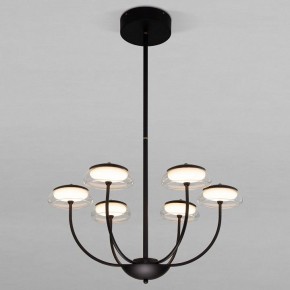 Люстра на штанге Eurosvet Fungo 50388 LED черный в Покачах - pokachi.mebel24.online | фото